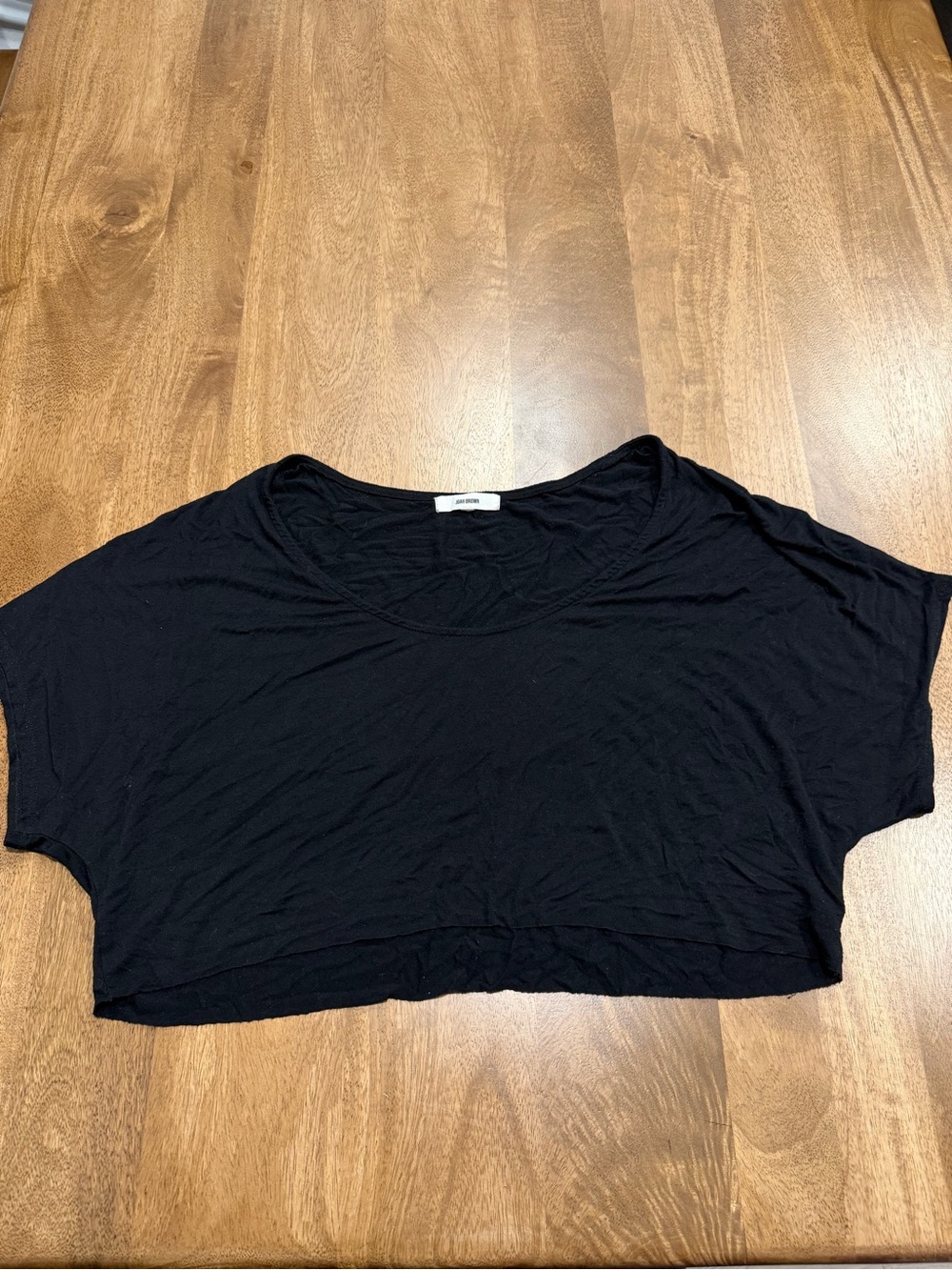 Josh Brown Cropped Scoop Neck Women's Top